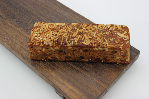 Afbeelding van Noten Sinaasappel Chocolade Koek