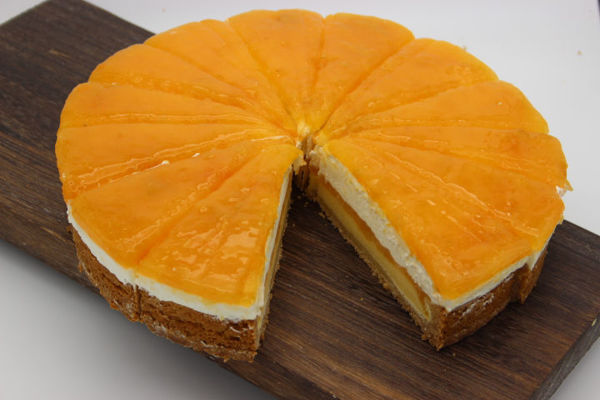 Afbeelding van Abrikozen cheese Cake 14 stukken